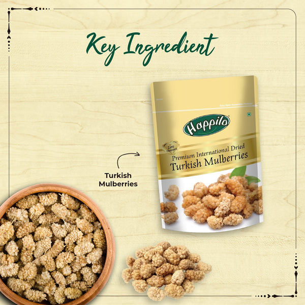 Happilo Healthy & Naturally Sweet Turkish Mulberries