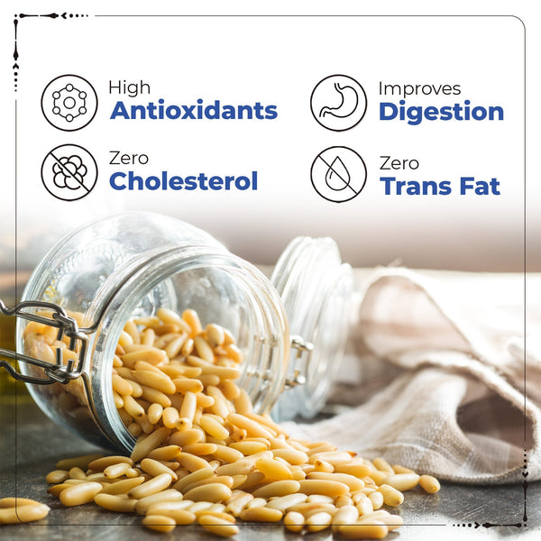 Happilo 100% Natural Peeled Pine Nut Kernels