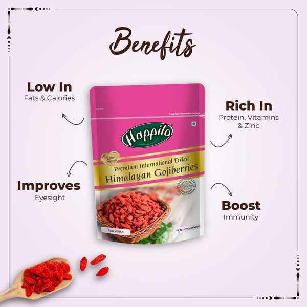 Happilo 100% Natural Himalayan Dried Gojiberries