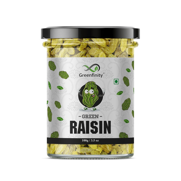 GreenFinity Premium Dry Fruits Combo Pack | Almonds, Cashews, Pistachios & Green Raisins | 100g | Healthy Snacks & Corporate Gifting