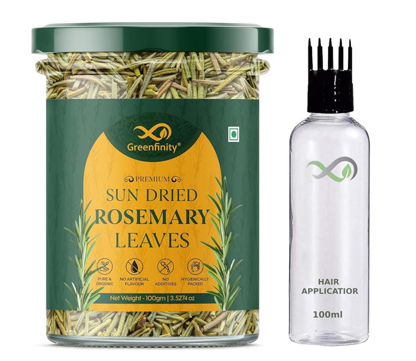GreenFinity Sun Dried Rosemary Leaves For Hair Growth 100g