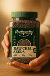 PrettyNutty Chia Seeds – 300g (Jar Pack)