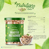 GreenFinity Fresh Whole Roasted Salted Pistachios 200g (Pack of 2)