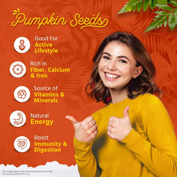 GreenFinity Premium Raw Pumpkin Seeds (Pepita) 250g