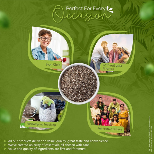 GreenFinity Premium Chia Seeds (300g)