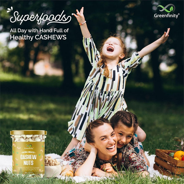GreenFinity Premium Cashew Nuts 200g