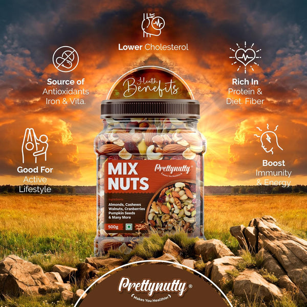 PrettyNutty Healthy Nutmix 500g
