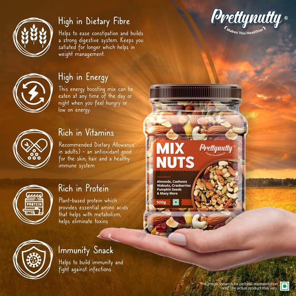 PrettyNutty Healthy Nutmix 500g