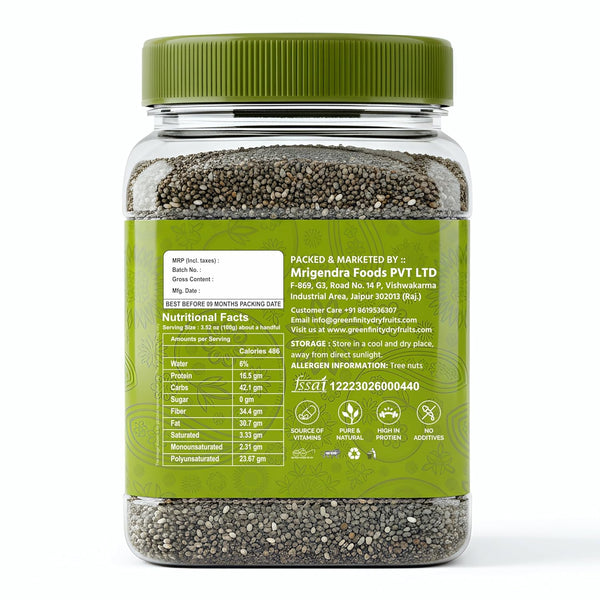 GreenFinity Premium Chia Seeds (300g)