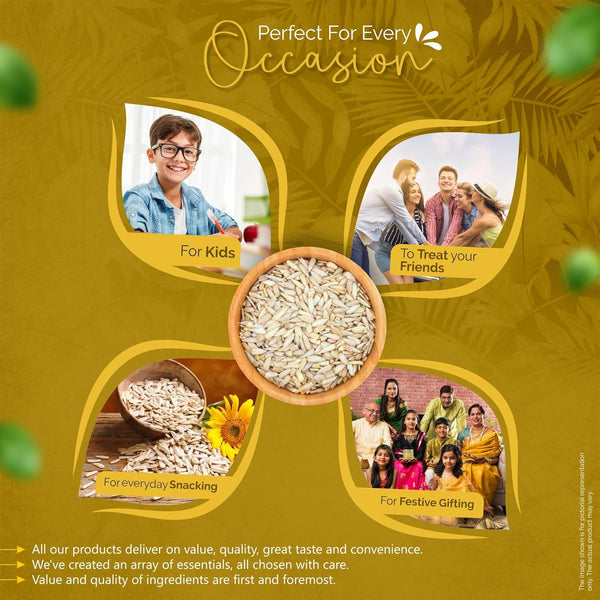 GreenFinity Raw Sunflower Seeds 250g (Pack of 2)