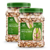 GreenFinity Fresh Whole Roasted Salted Pistachios - 500g (Pack of 2)