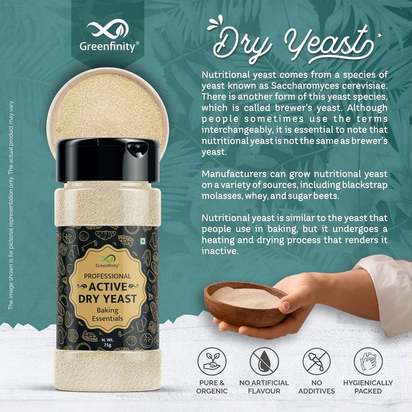 GreenFinity Baker's Active Dry Yeast 75g