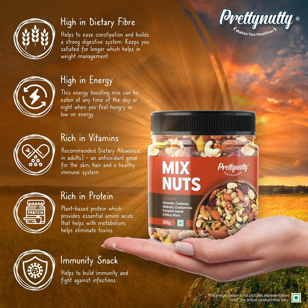 PrettyNutty Healthy Nutmix 100g
