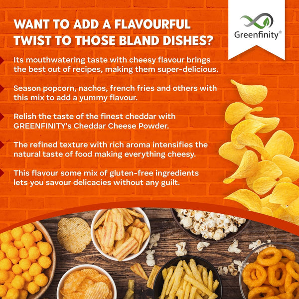 GreenFinity Cheddar Cheese Powder 100g