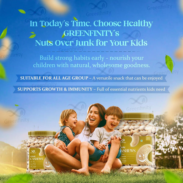 GreenFinity Premium Cashew Nuts 500g
