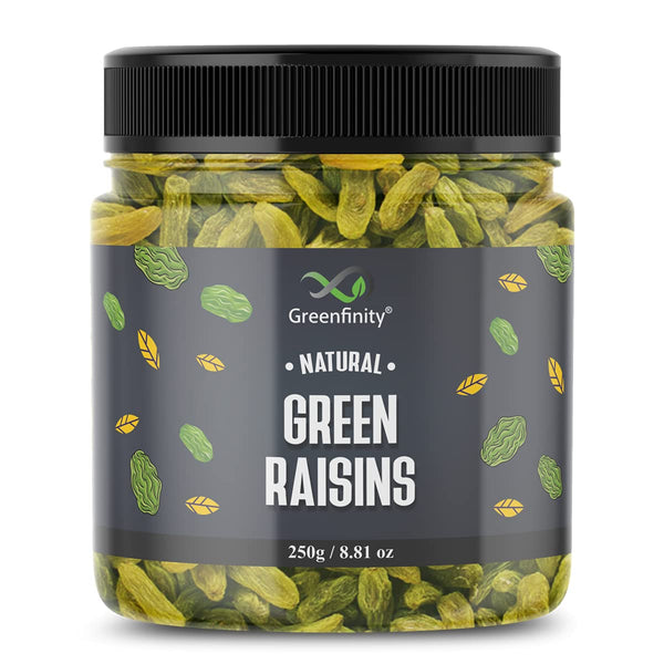 GreenFinity Mixed Dry Fruit (Almonds, Cashew Nuts, Green Raisin - 250g (Pack of 3))