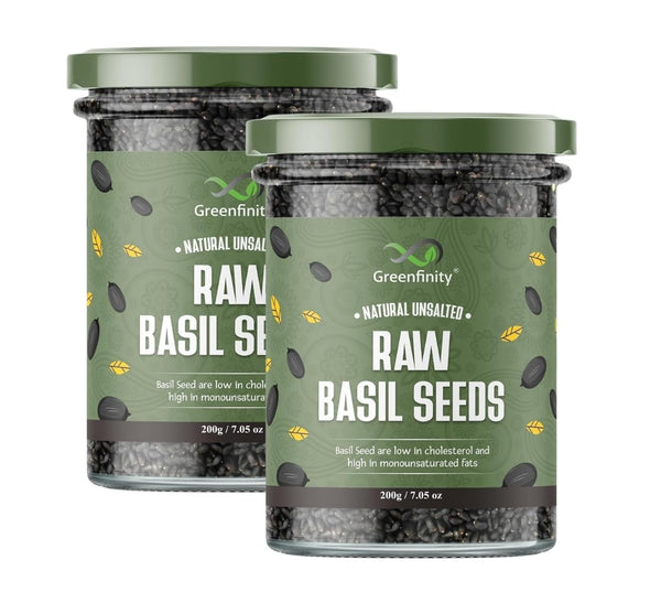 GreenFinity Premium Basil Seeds- 400g (2 x 200g)