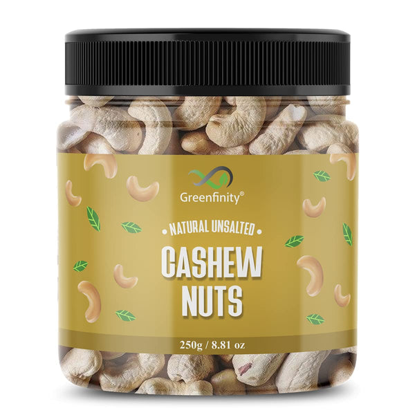 GreenFinity Mixed Dry Fruit (Almonds, Cashew Nuts, Green Raisin - 250g (Pack of 3))