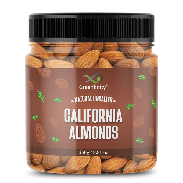 GreenFinity Mixed Dry Fruit (Almonds, Cashew Nuts, Green Raisin - 250g (Pack of 3))