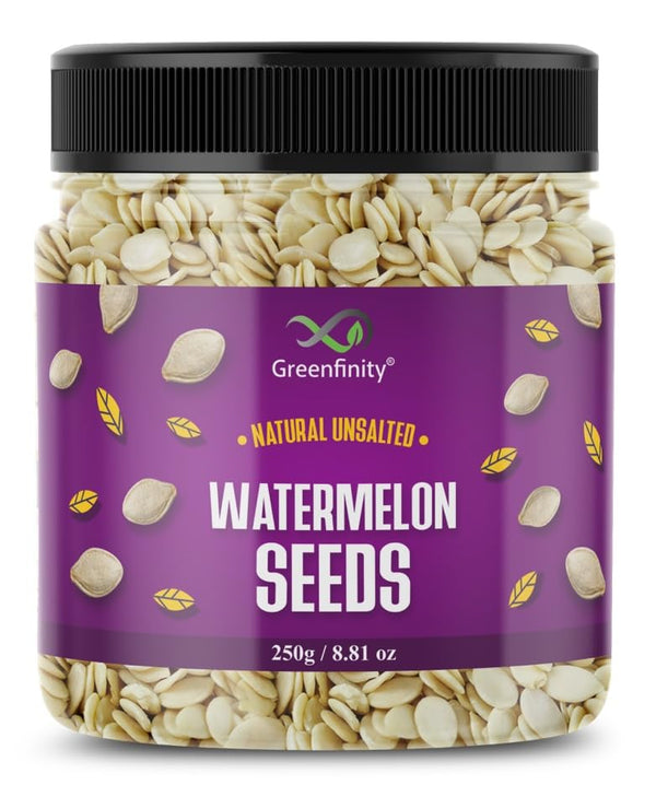 GreenFinity Natural Raw Seeds Combo Pack of Pumpkin, Sunflower, Flax, Watermelon 250g , (1kg)
