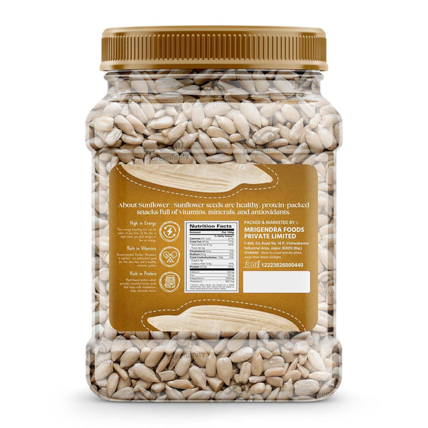 Greenfinity Premium Raw Sunflower Seeds 1kg (500g x 2)