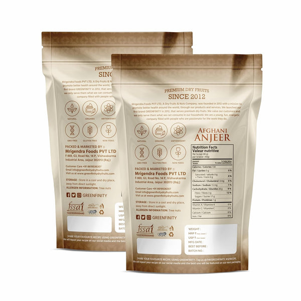 GreenFinity Premium Afghani Anjeer - 1Kg