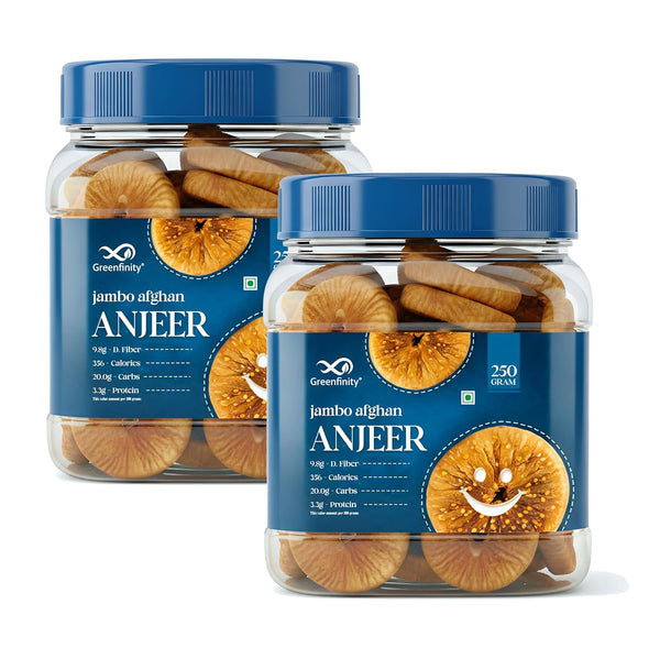 Greenfinity White Anjeer 250g [Pack of 2]