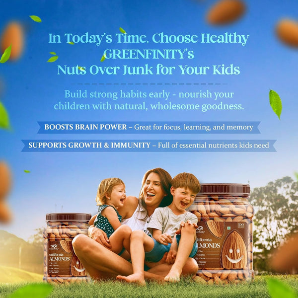 GreenFinity Fresh Almonds 500g