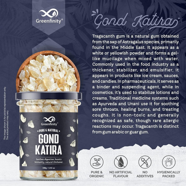 GreenFinity Gond Katira (Tragacanth) - 100g