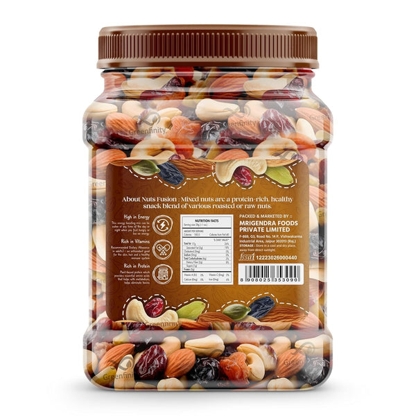 GreenFinity Premium Mixed Dry Fruits & Nuts (500g)