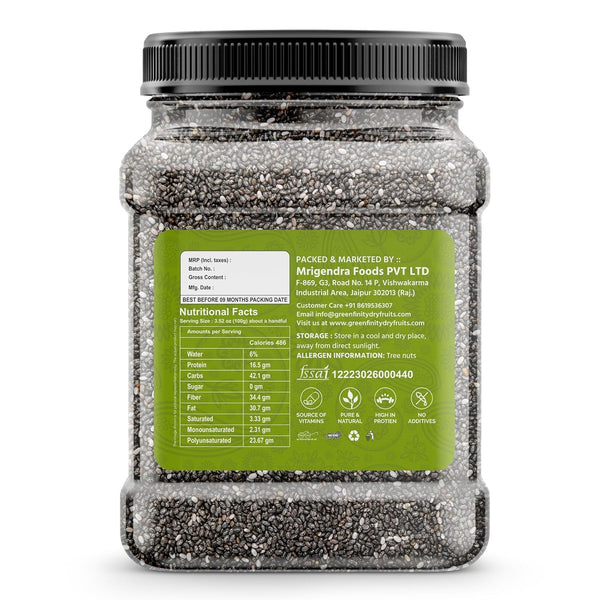 GreenFinity Premium Chia Seeds 750g