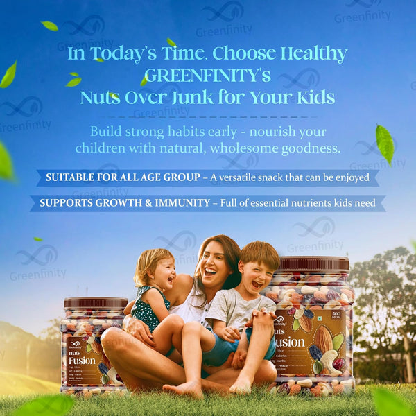 GreenFinity Premium Mixed Dry Fruits & Nuts (500g)